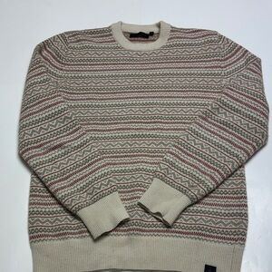 Men’s Fair Isle sweater in supersoft lambswool blend size large